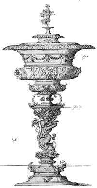 Ornamentsstich von Virgil Solis um 1550.
