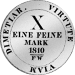 1810 Münze Konvent Spezies Taler Silber 