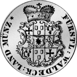 1763 Kronen Stück 10 Kopf 1/2 Münze Silber