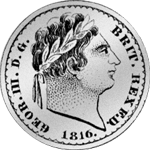 1 Schilling 1816 Silber Münze